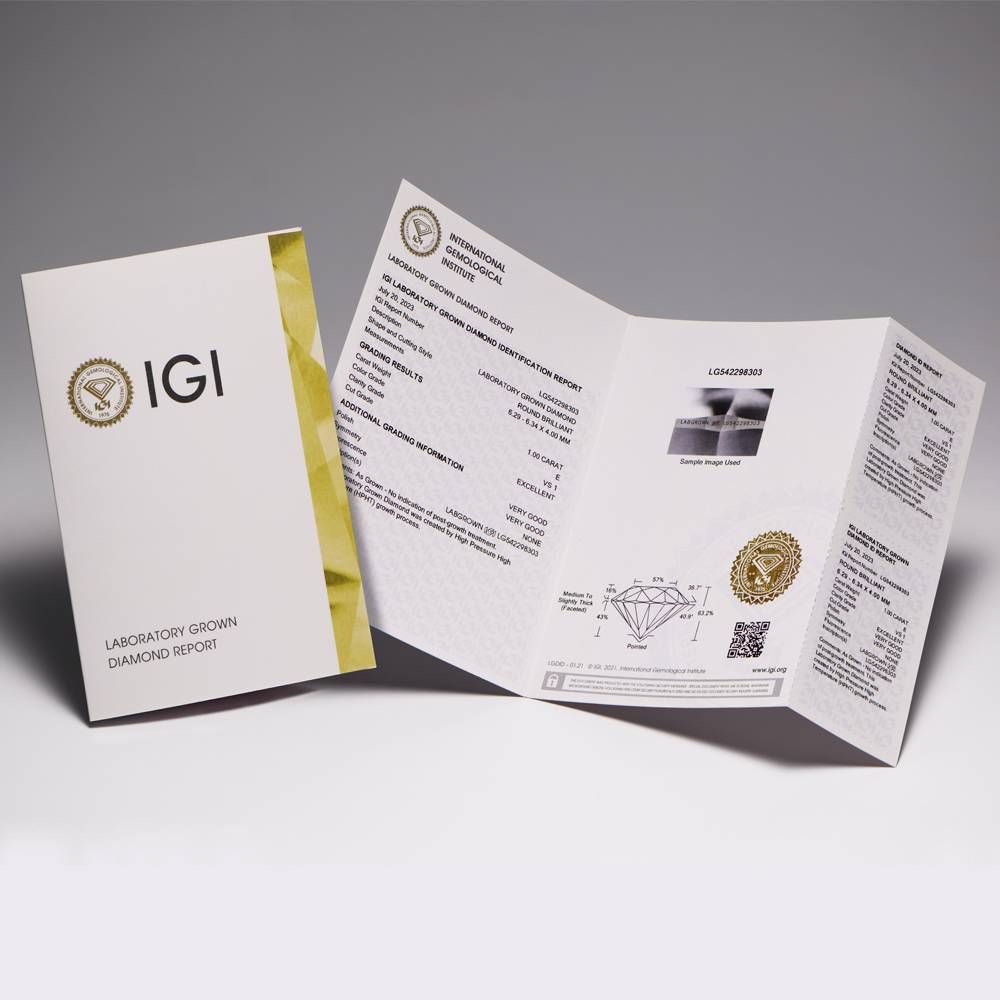 Certificado IGI Internacional de Diamantes